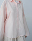 Chemise à manches évasées — Baby pink