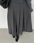 Collar Skirt - Grey