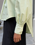 Blouse à manches bouffantes — Vert pomme