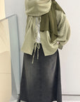 Knotted Kimono — Green