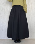 A-line skirt — Black