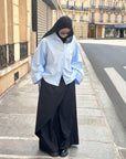 Chemise à manches évasées — Baby blue