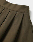 Jupe trapèze — Kaki