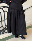 Jupe froncée — Noir