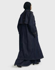 Trench long en denim