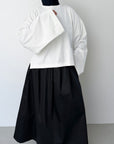 T-shirt oversize — Blanc