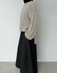 T-shirt oversize — Gris