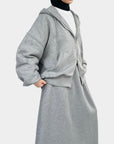 Thick dense skirt — Grey