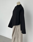 Haut asymétrique — Noir