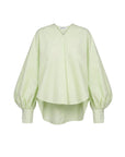 Blouse à manches bouffantes — Vert pomme
