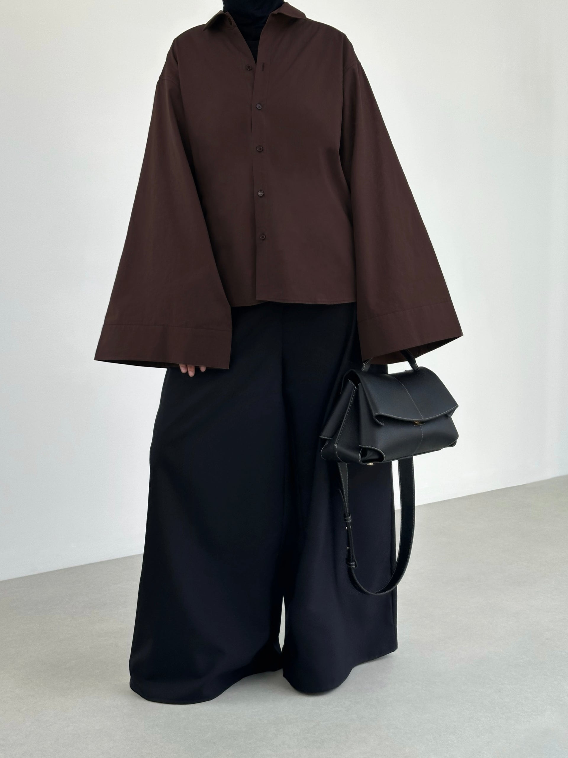Chemise marron Bayek Couture