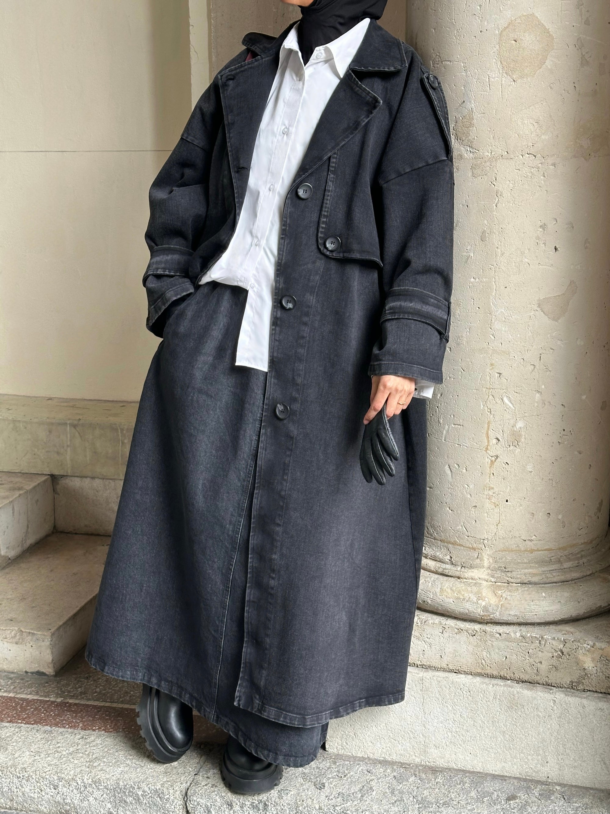 Trench en denim