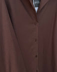 Chemise en lin — Marron