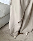 Pantalon drapé — Crème