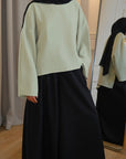 Pleated top — Vert