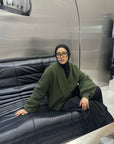 Cardigan — Kaki