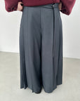 Pantalon plissé — Gris