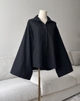 Chemise à manches évasées — Noir