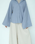Chemise en lin — Baby blue