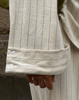 Chemise rayée — Crème