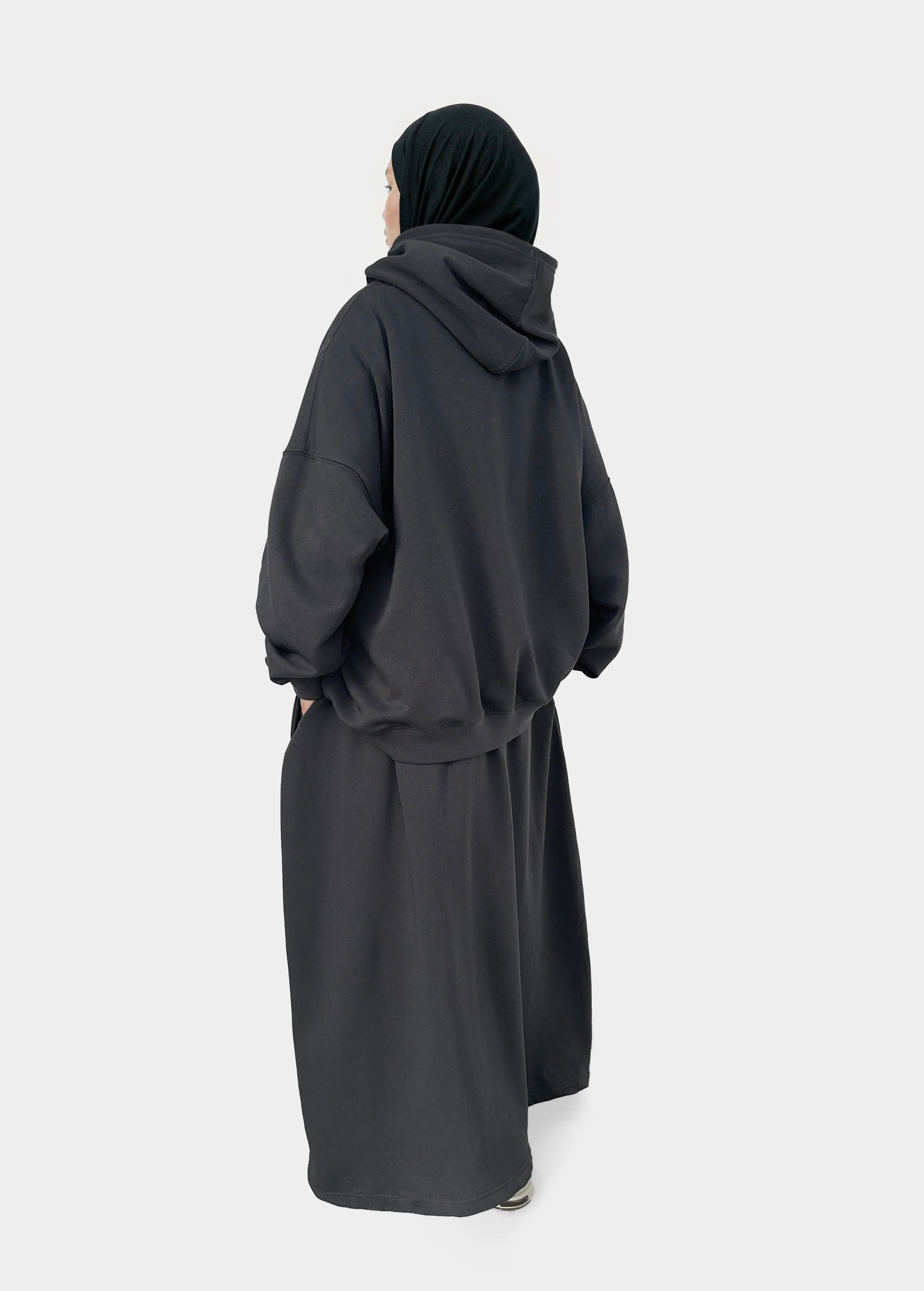 Sweat à capuche — Gris anthracite