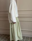 Jupe froncée — Vert