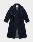 Trench long en denim