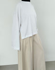 T-shirt oversize — Blanc