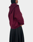 Double-zip jacket — Bordeaux