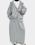 Thick dense skirt — Grey