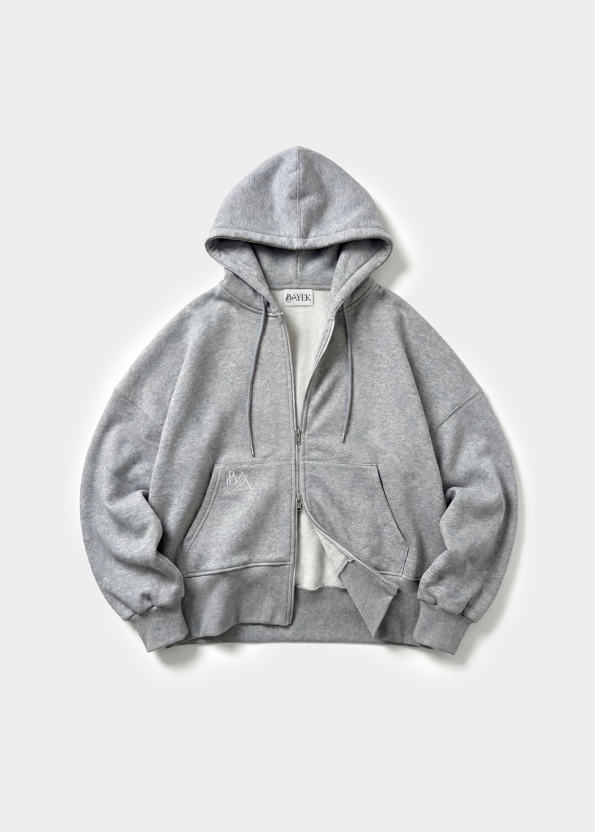 Veste à double zip — Gris