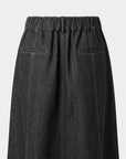 Jupe en jean longue — Gris foncé